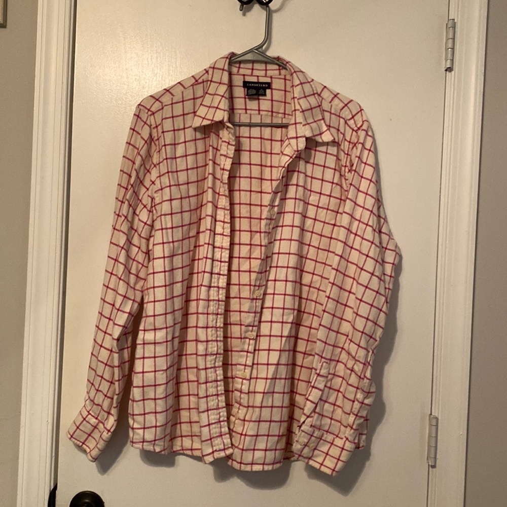 Lands End Flannel Shirt